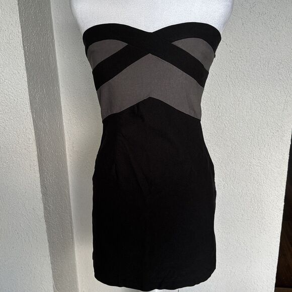 Y2K Vintage Joyce Leslie Tube Top Strapless Made In USA Dress Size Large - Picture 1 of 10